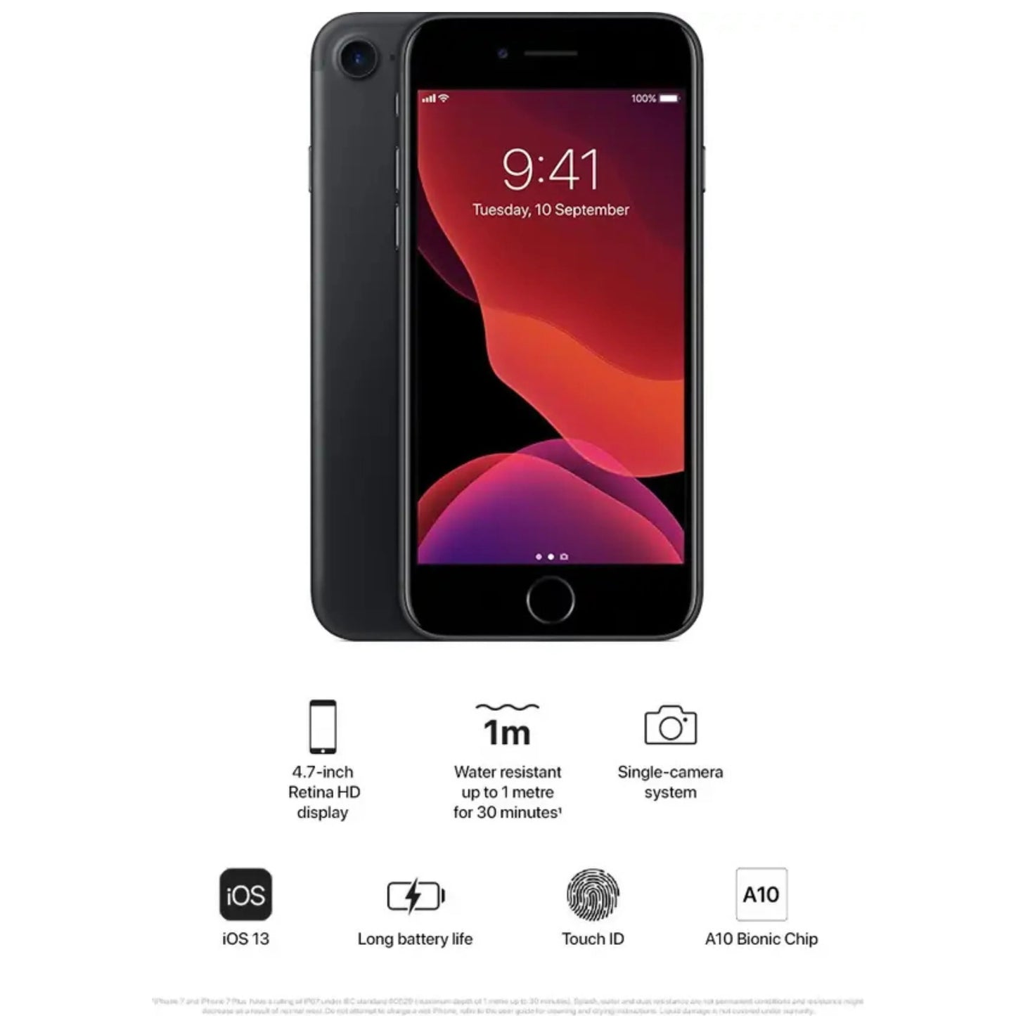 Apple iPhone 7 (Black, 32 GB)