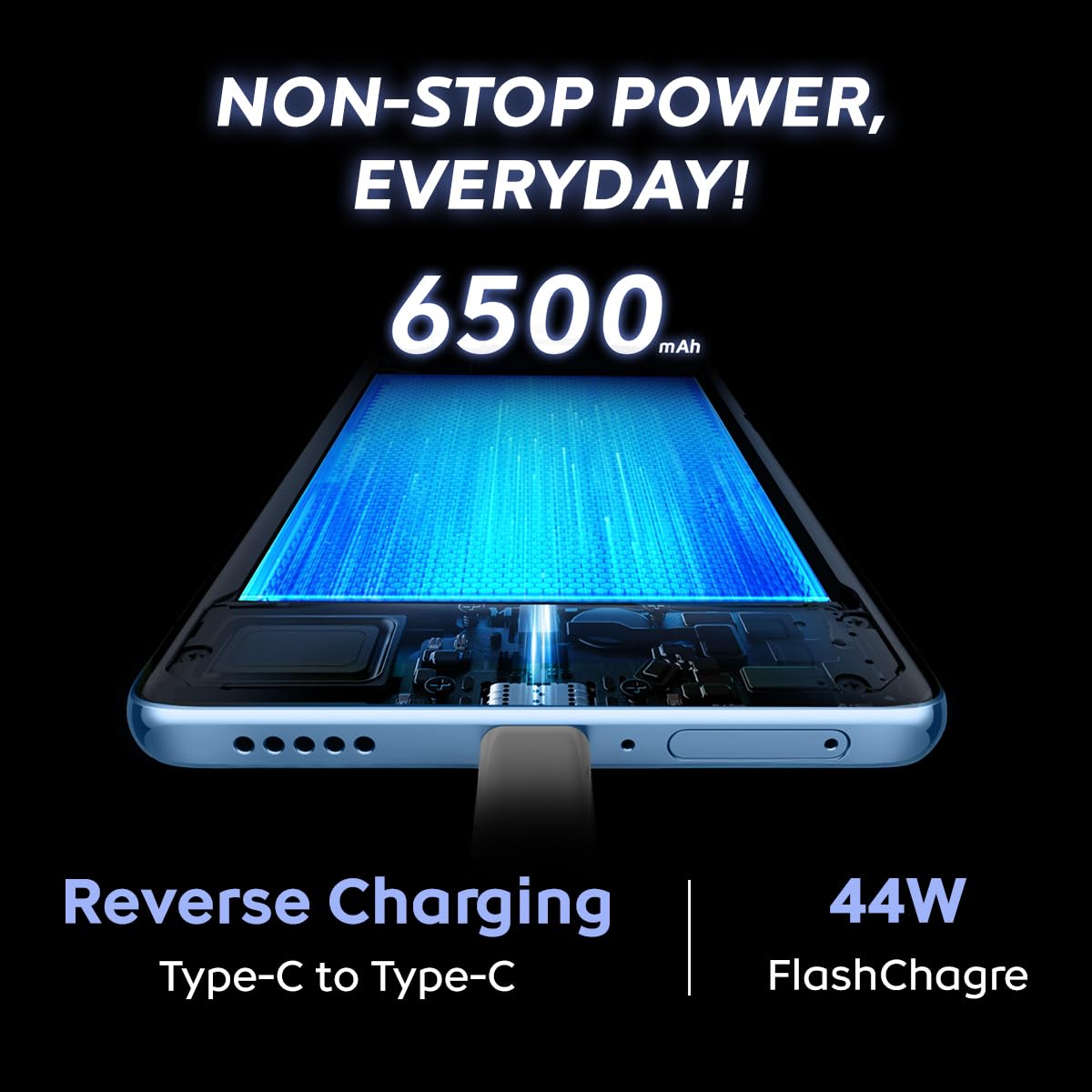 iQOO Z10x 5G (Ultramarine, 6GB RAM, 128GB Storage)