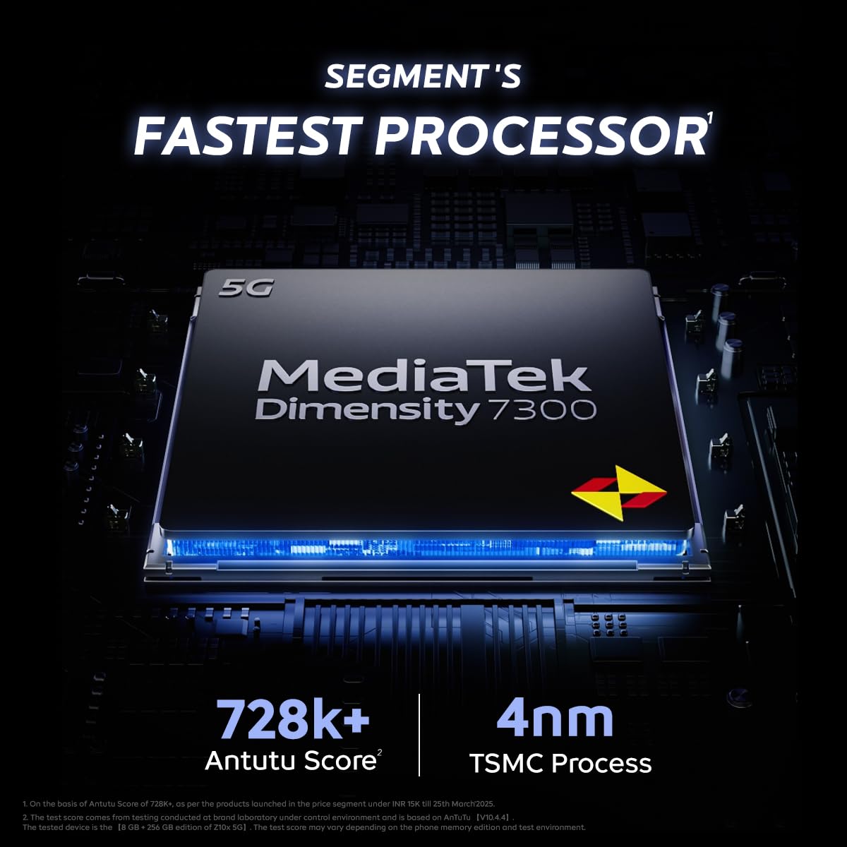 iQOO Z10x 5G (Ultramarine, 6GB RAM, 128GB Storage)