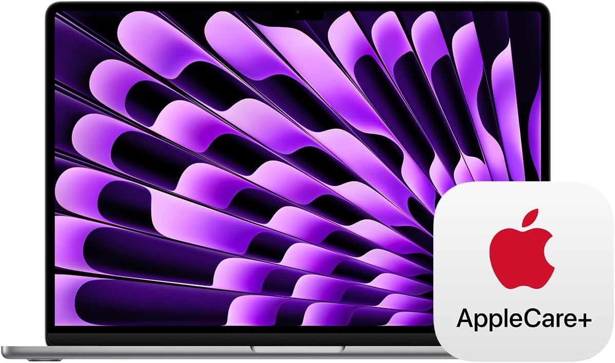 Apple 2024 MacBook Air 13-inch Laptop with M3 chip: Built for Apple Intelligence, 13.6-inch Liquid Retina Display, 16GB Unified Memory, 256GB SSD Storage, Backlit Keyboard, Touch ID; Midnight