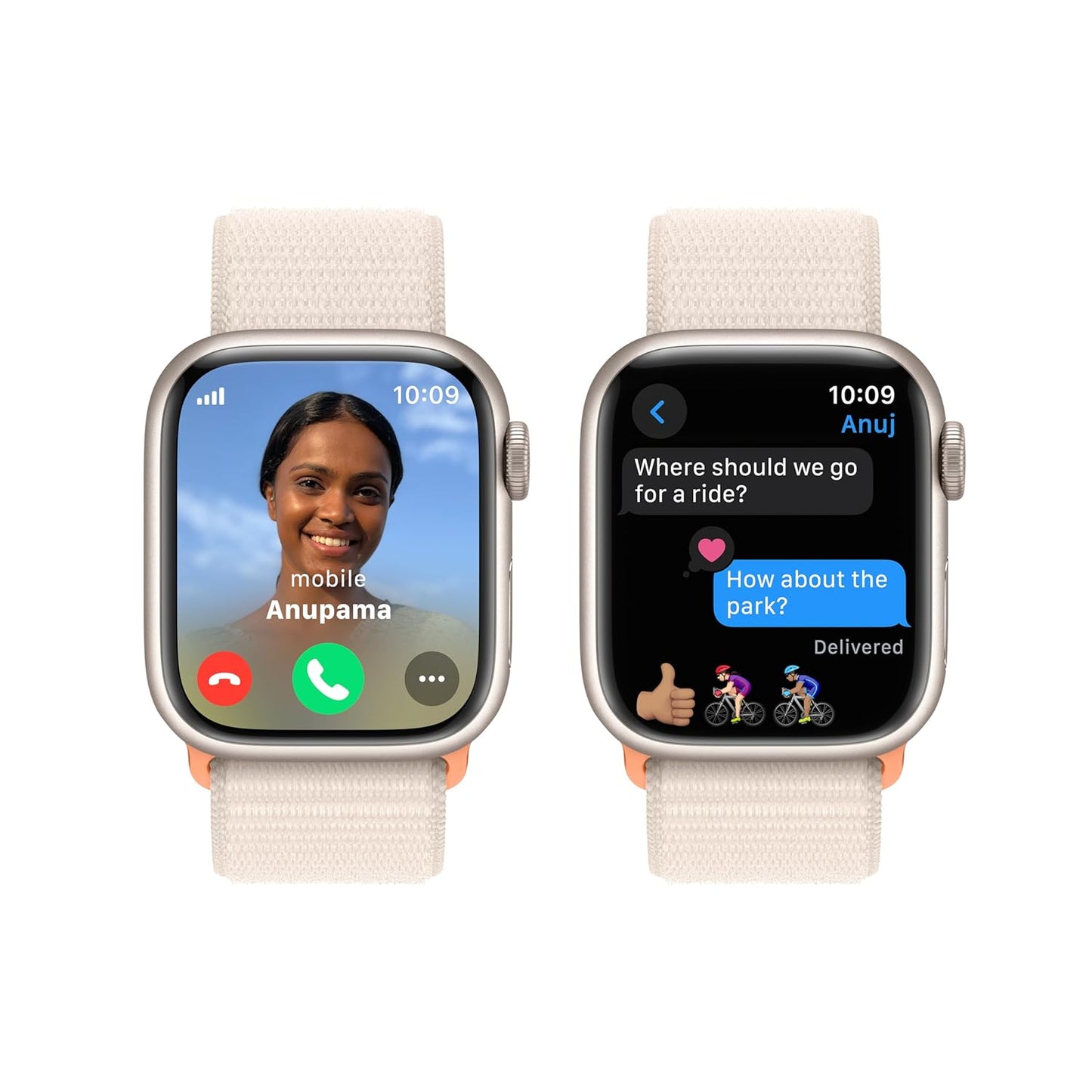 Apple Watch Series 9 [GPS 41mm] Smartwatch with (Product) RED Aluminum Case with (Product) RED Sport Band M/L. Fitness Tracker, Blood Oxygen & ECG Apps, Always-On Retina Display, Water Resistant