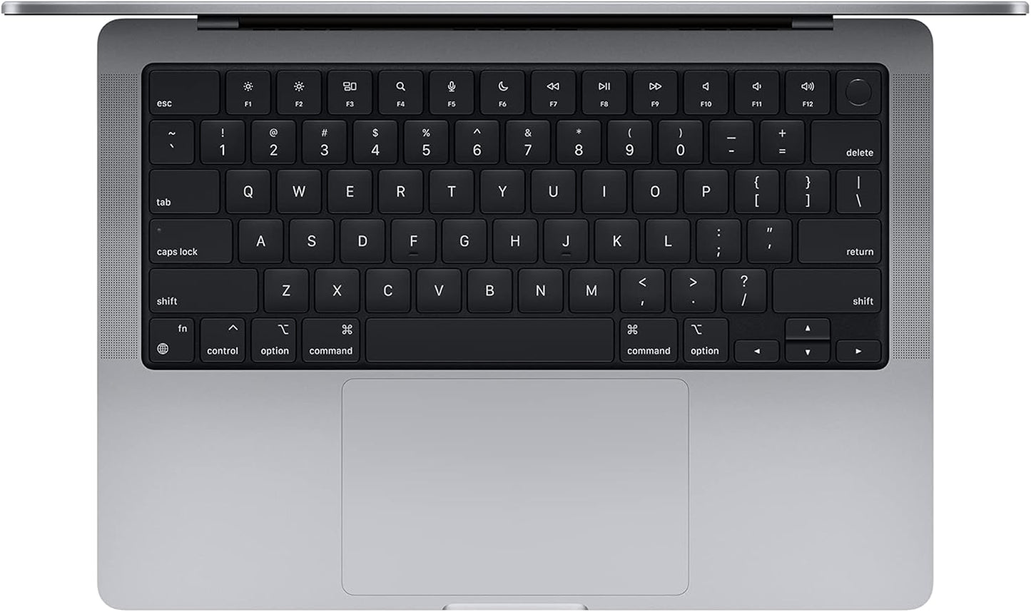 Apple 2023 MacBook Pro Laptop with Apple M2 Pro chip with 10‑core CPU and 16‑core GPU: 14.2-inch Liquid Retina XDR Display, 16GB Unified Memory, 512GB SSD Storage. Works with iPhone/iPad; Space Gray