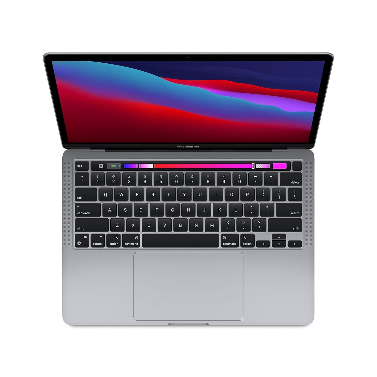 Apple 2020 MacBook Pro (13.3-inch/33.78 cm, M1 chip with 8‑core CPU and 8‑core GPU, 8GB RAM, 256GB SSD) - Space Grey
